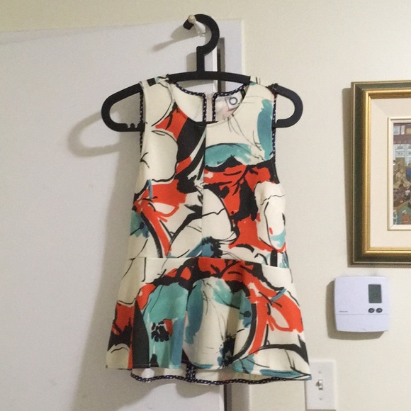 Anthropologie Tops - Host Pick Anthropologie Akemi + Kin Patterned Peplum Top